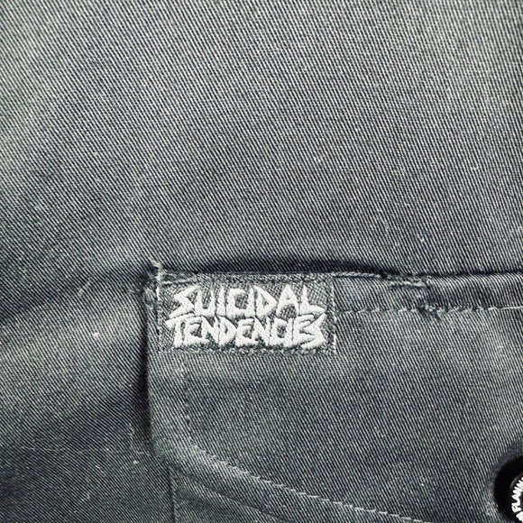 Dixxon WorkForce Suicidal Tendencies D-Force Black Short Sleeve Shirt Mens Sz 3X - Picture 5 of 9